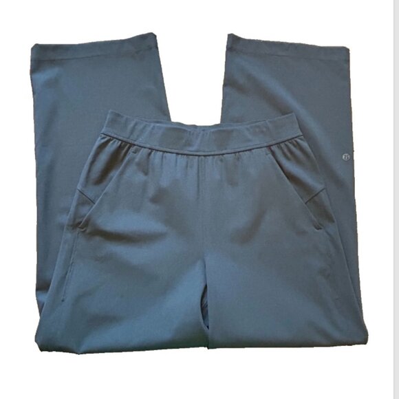 Lululemon Women's Swift Mid-Rise Wide-Leg Pant Navy Blue Size Medium - Picture 2 of 16